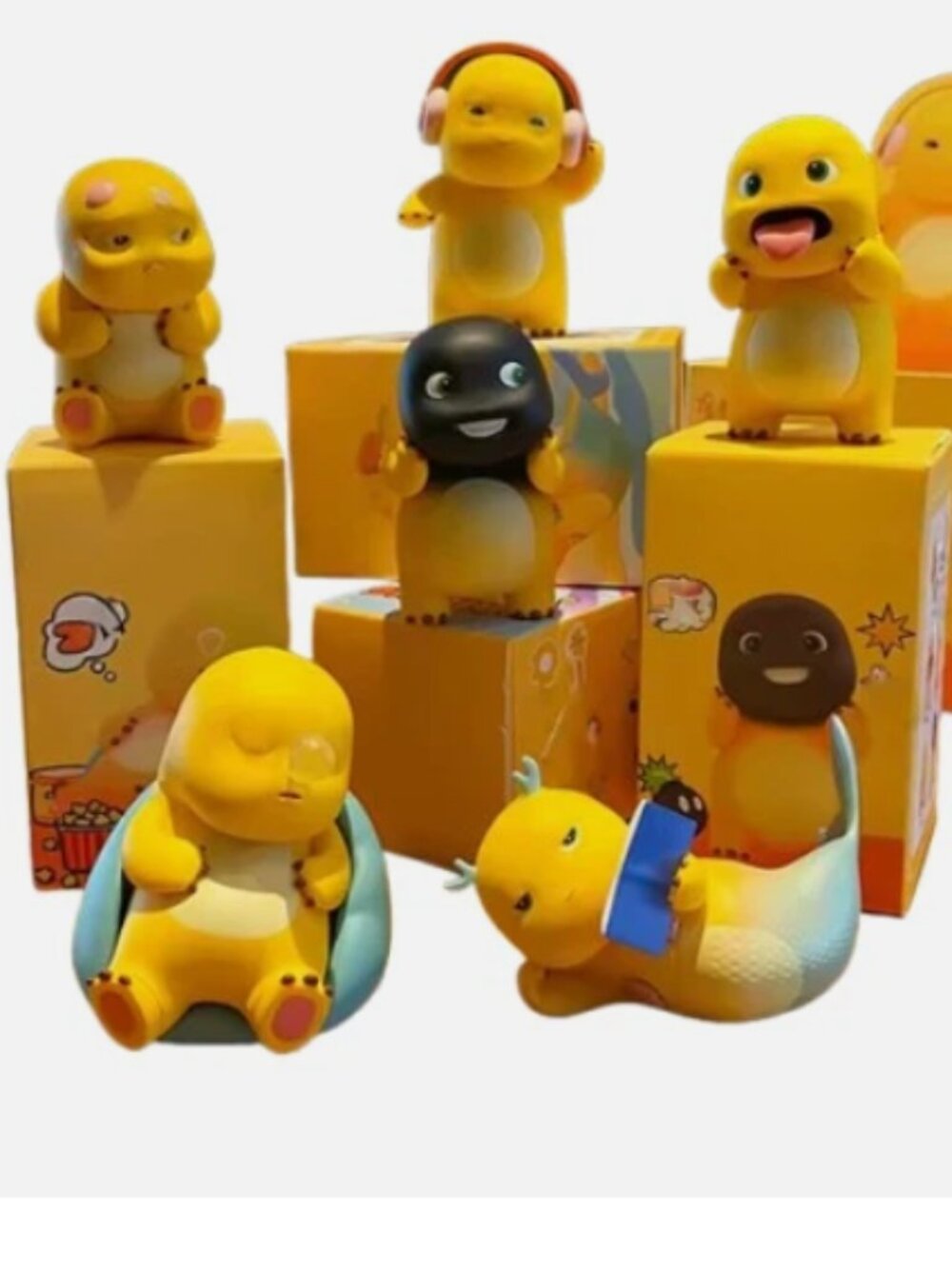 (Box of6) Milk Dragon Nailong Yellow Box Figure Collection LARGE Toy (All Style)